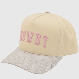 Howdy Letter Embroidered Camo Trucker my Cap